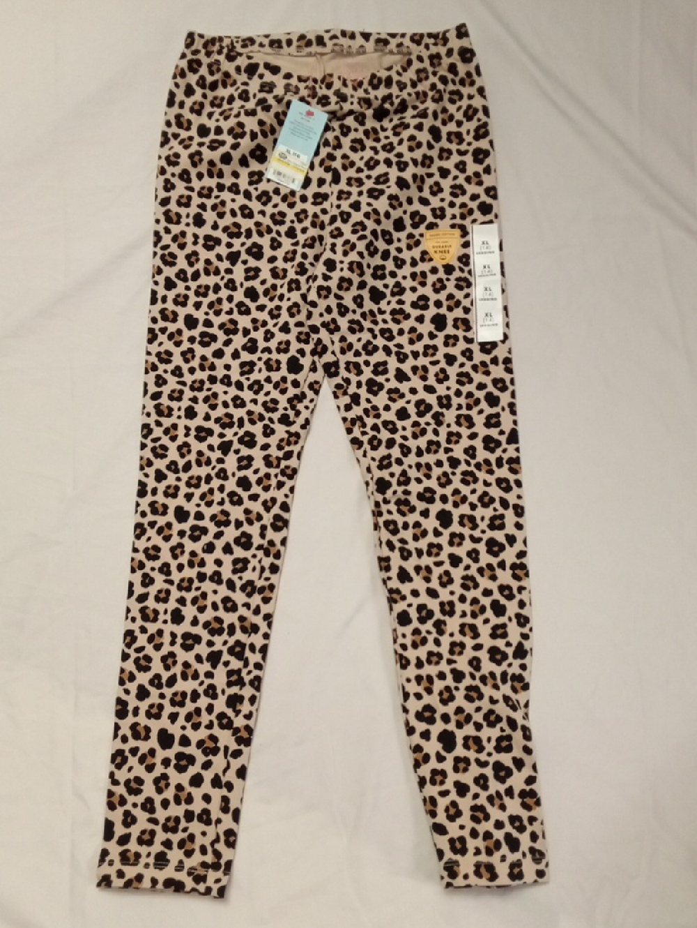 Cat & Jack Kids Leopard Print Leggings - Beige and Brown